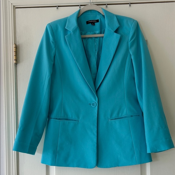 Chadwicks Jackets & Blazers - Chadwicks Women's Teal Blazer